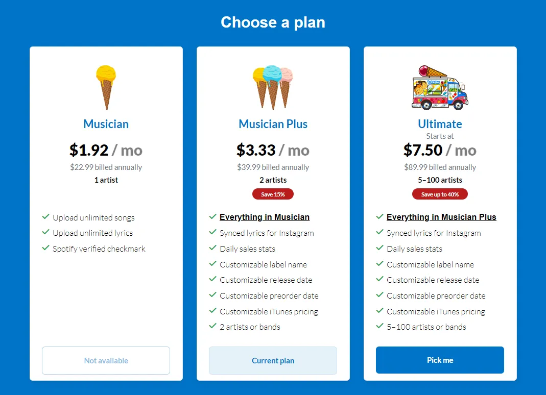 DistroKid Pricing Plans Updated