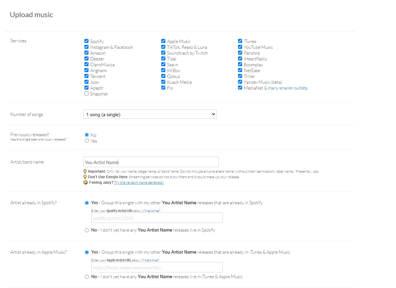 Uploading in distrokid part1
